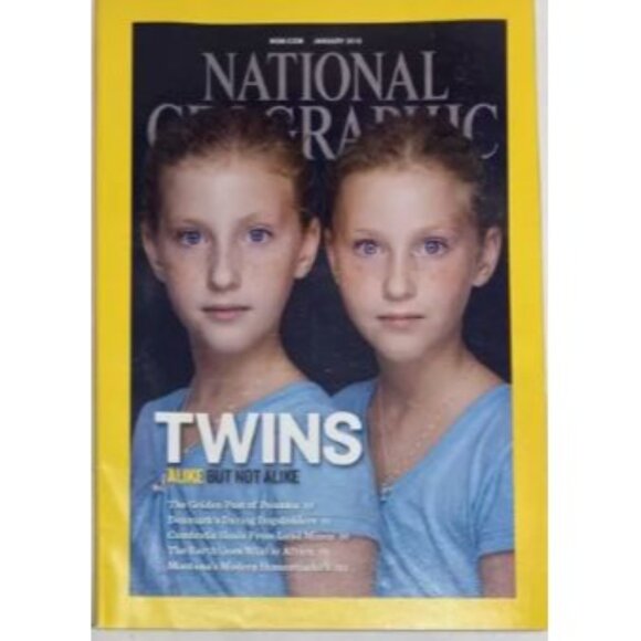 National Geographic Magazine January 2018 Twins Alike But Not Alike Edition - Picture 3 of 3